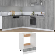 Ovenkast 60x46x81,5 cm grijs sonoma eiken