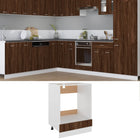 Oven Cabinet Lyon 60x46x81.5 cm engineered wood brown oak color