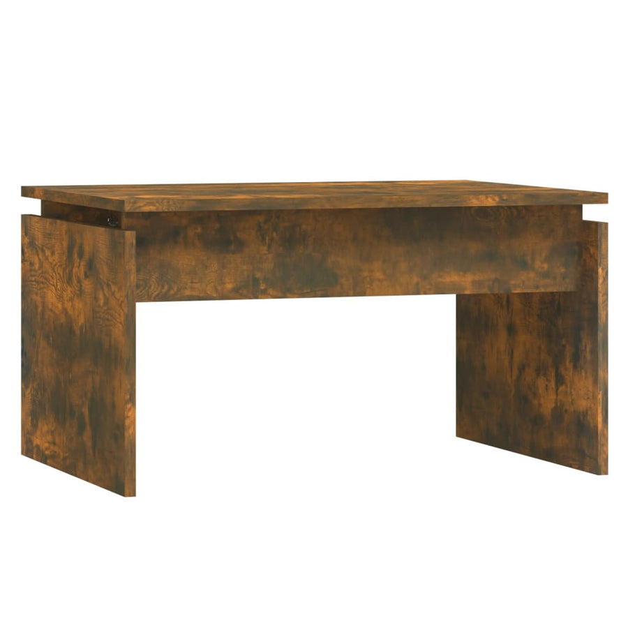 Salontafel 68X50X38 Cm Bewerkt Hout Kleurig Gerookt eiken