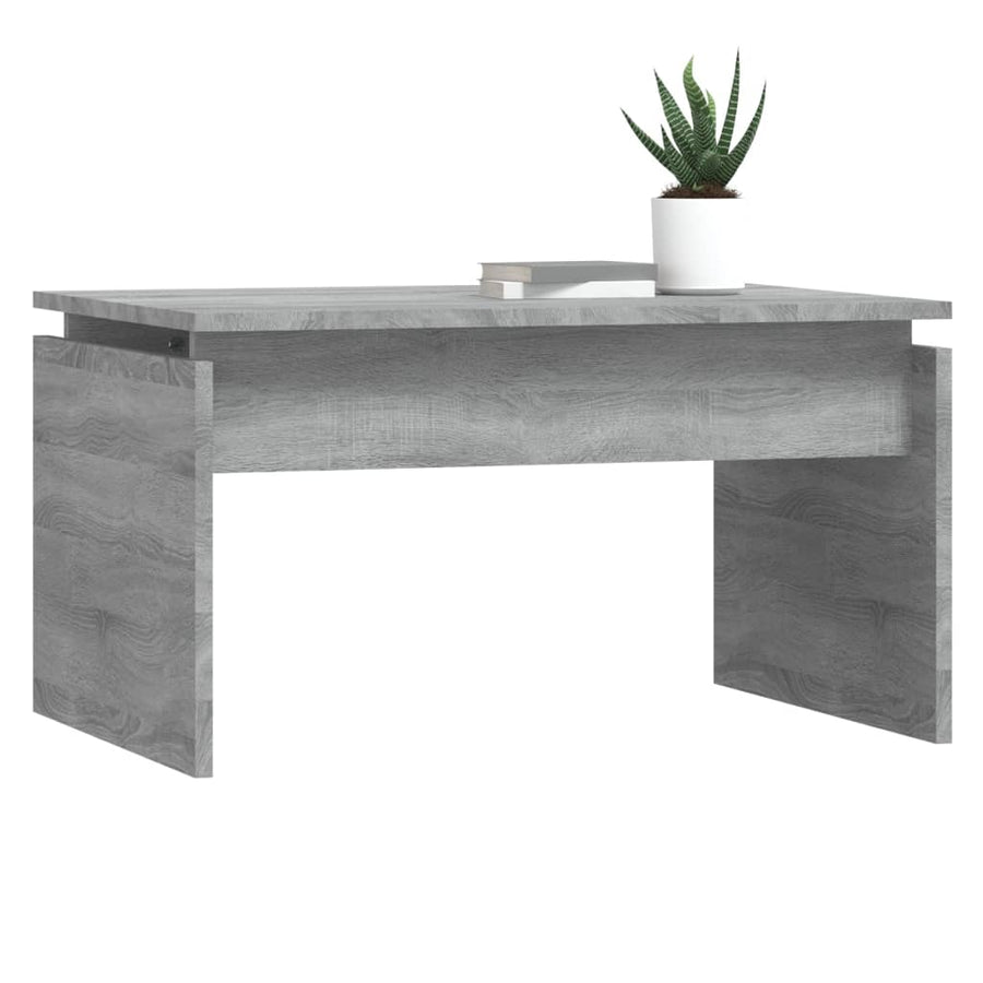 Salontafel 68X50X38 Cm Bewerkt Hout Eiken Grijs sonoma