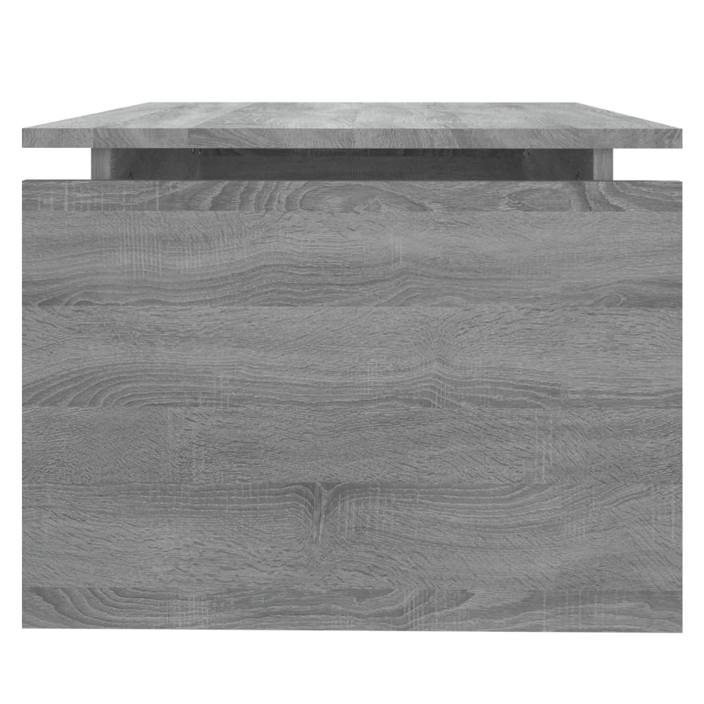 Salontafel 68X50X38 Cm Bewerkt Hout Eiken Grijs sonoma