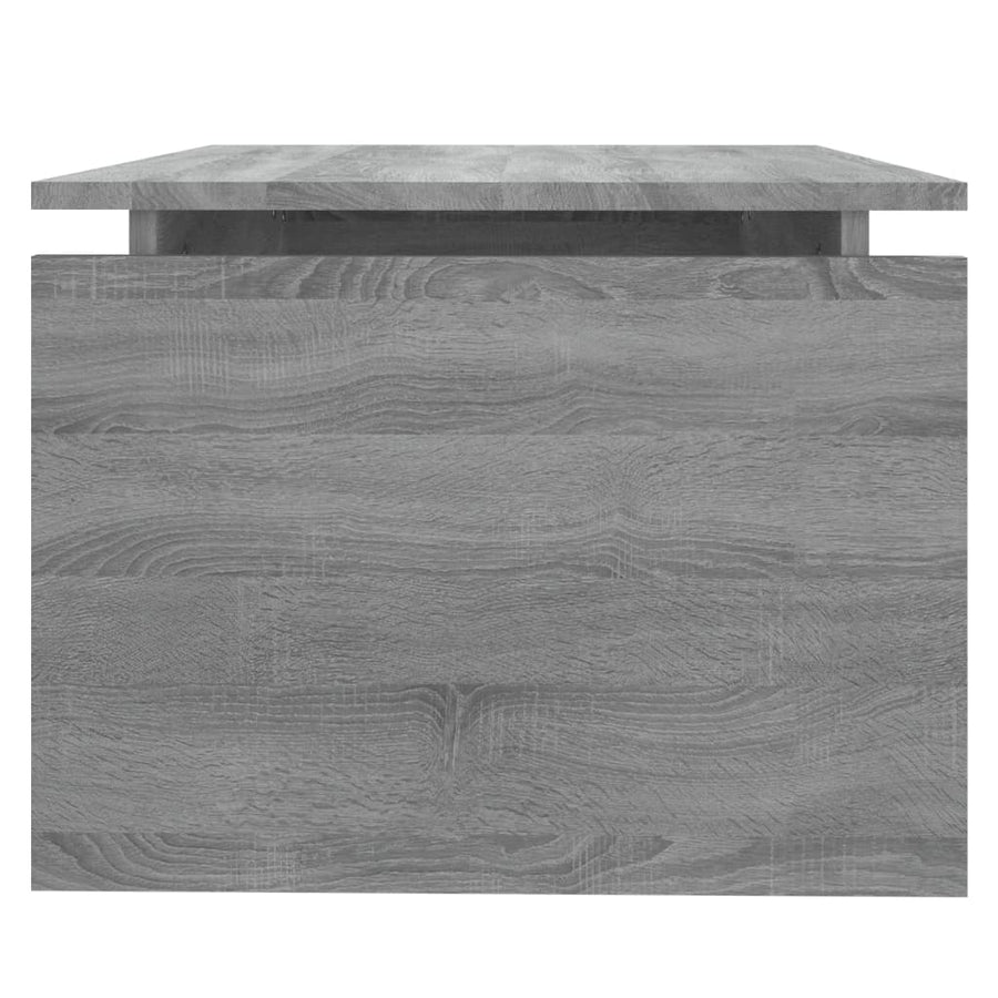 Salontafel 68X50X38 Cm Bewerkt Hout Eiken Grijs sonoma