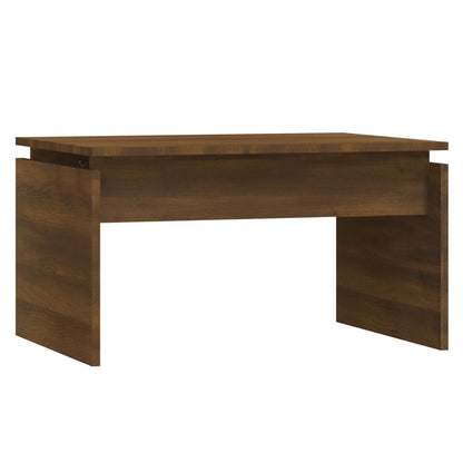 Salontafel 68X50X38 Cm Bewerkt Hout bruin eikenkleur