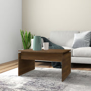 Coffee table 68x50x38 cm treated wood brown oak color