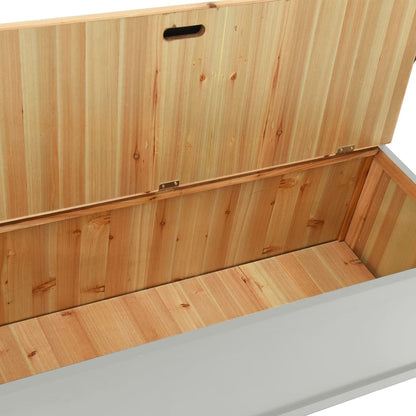 Bankje 107X45X75,5 Cm Massief Vurenhout Grijs