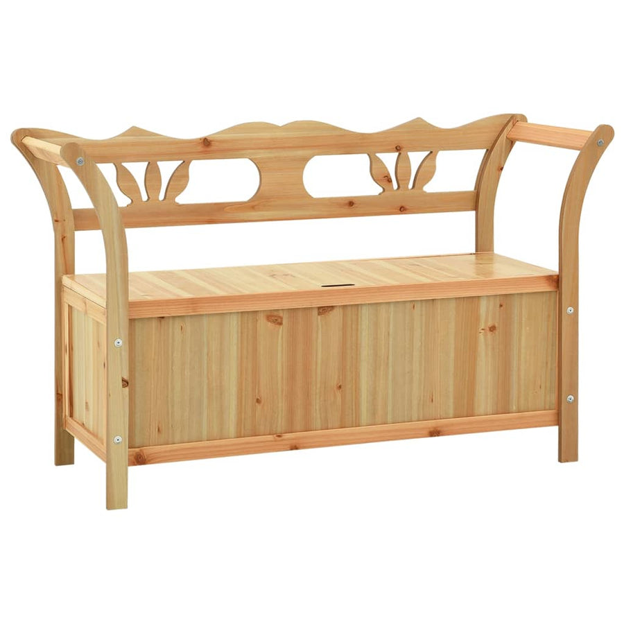 Bankje 107X45X75,5 Cm Massief Vurenhout Bruin