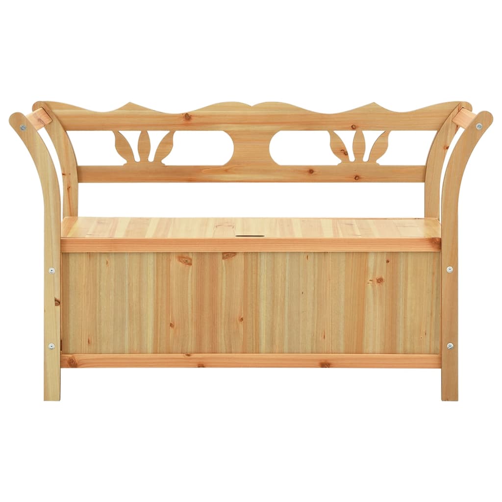 Bankje 107X45X75,5 Cm Massief Vurenhout Bruin