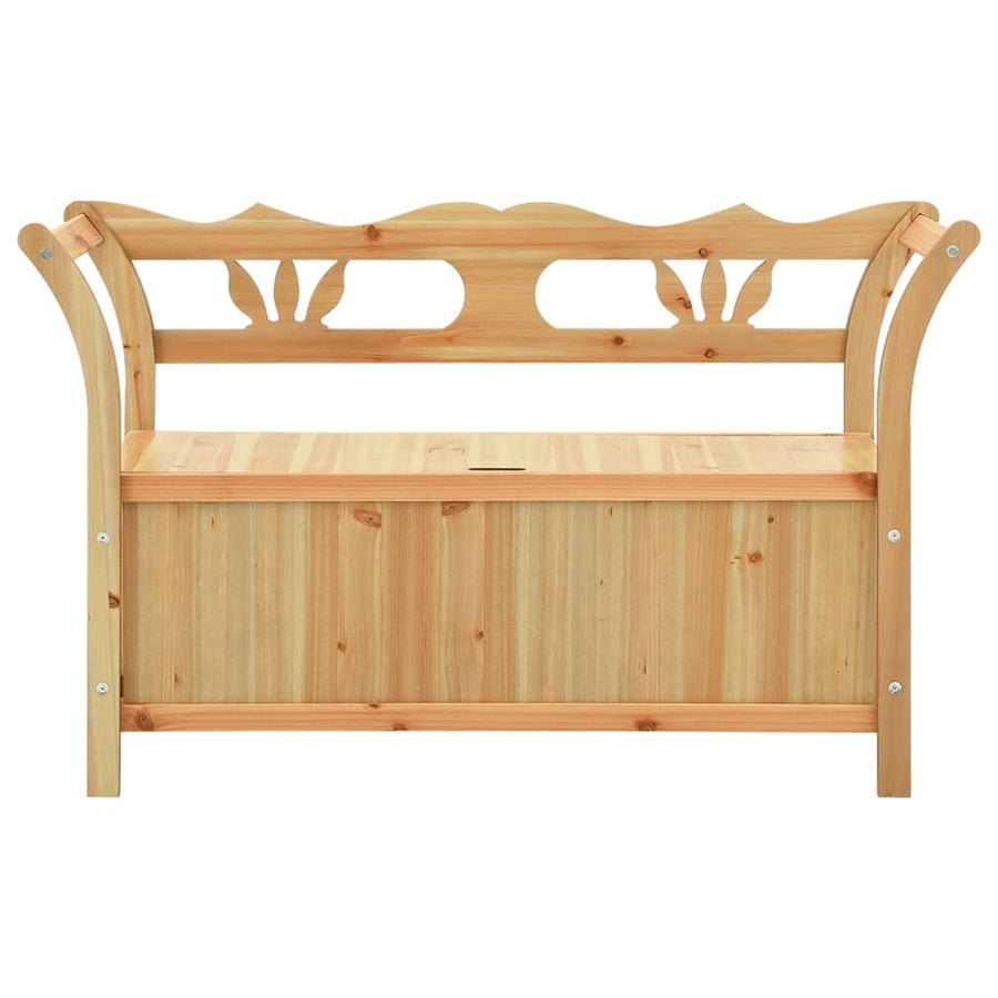 Bankje 107X45X75,5 Cm Massief Vurenhout Bruin