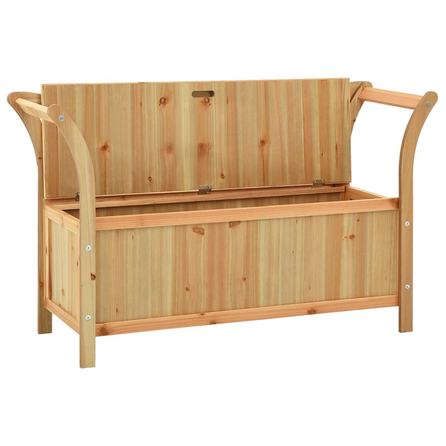 Bankje 107X45X75,5 Cm Massief Vurenhout Bruin