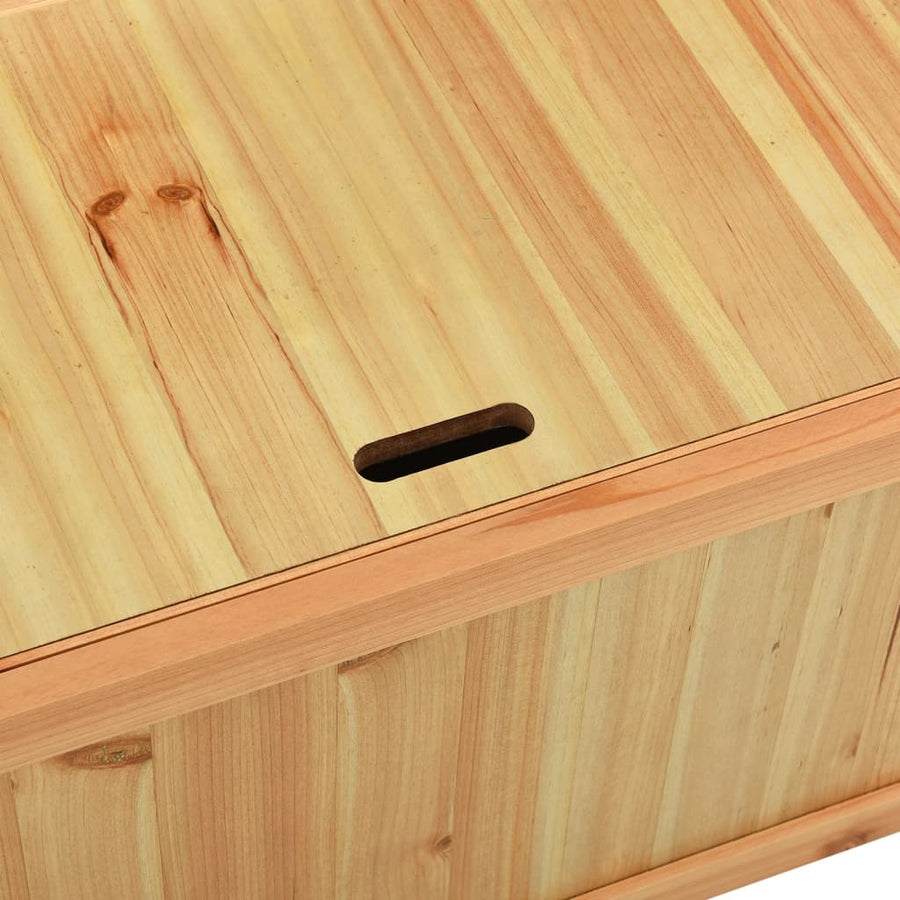 Bankje 107X45X75,5 Cm Massief Vurenhout Bruin