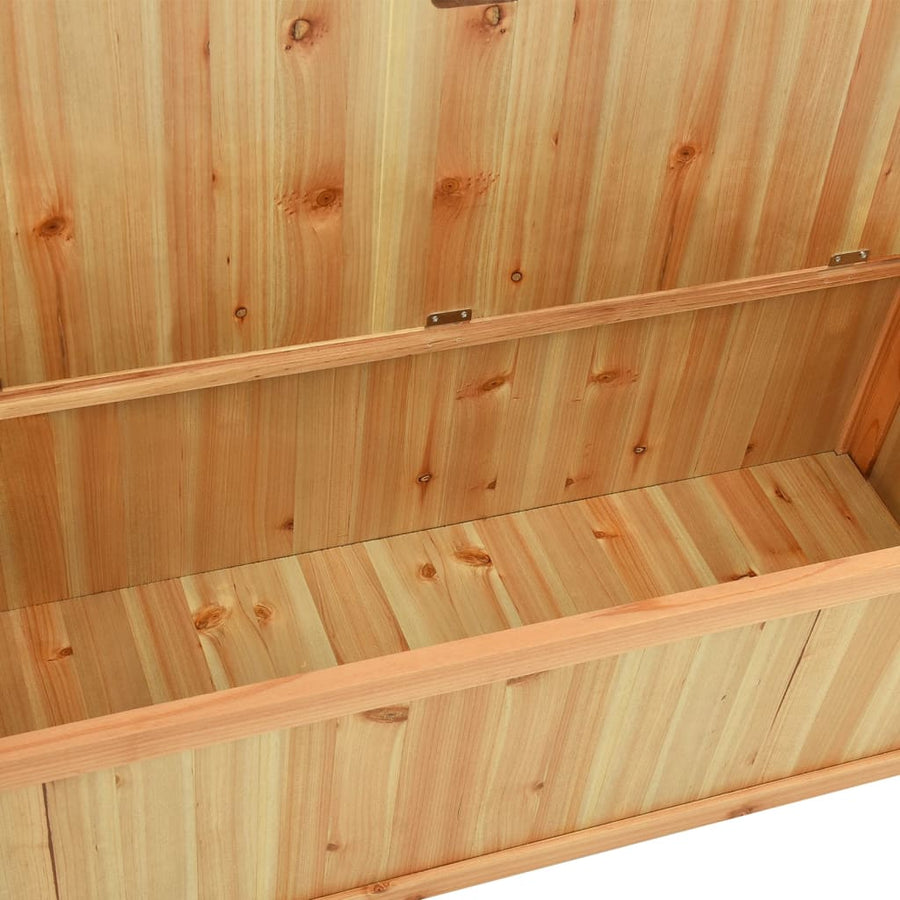 Bankje 107X45X75,5 Cm Massief Vurenhout Bruin