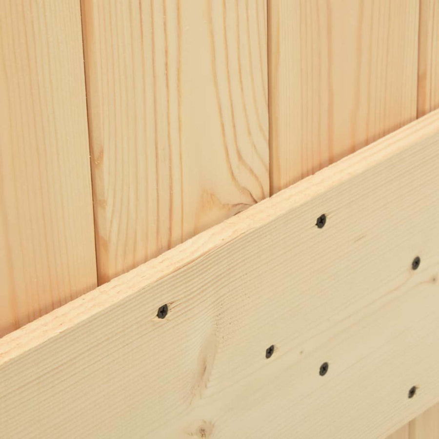 Deur NARVIK Naturel 80 x 210 cm Massief Grenenhout