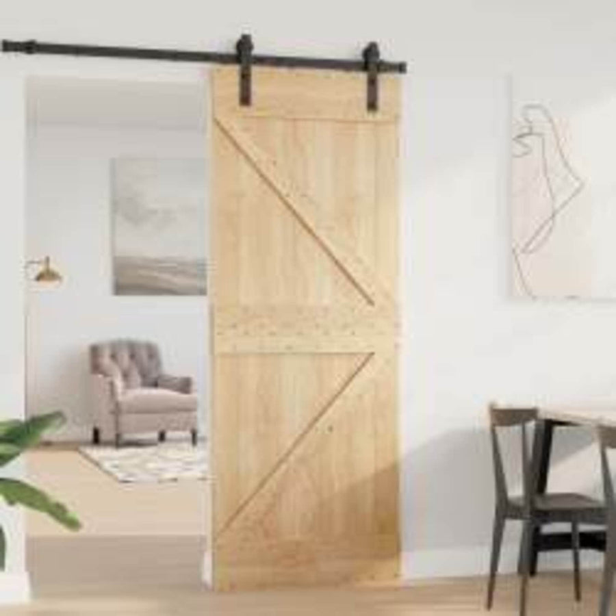 Deur NARVIK Naturel 80 x 210 cm Massief Grenenhout