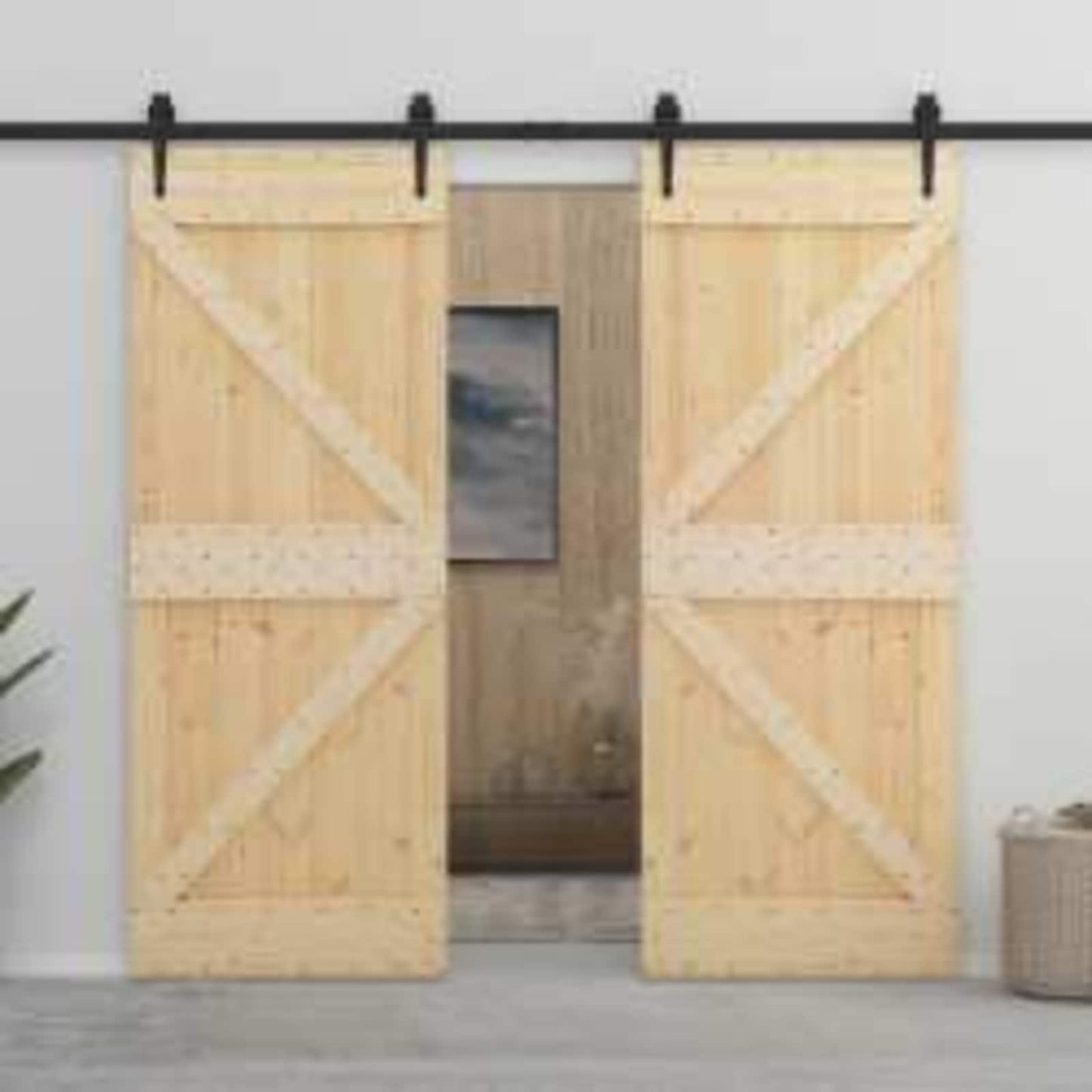 Deur NARVIK Naturel 80 x 210 cm Massief Grenenhout