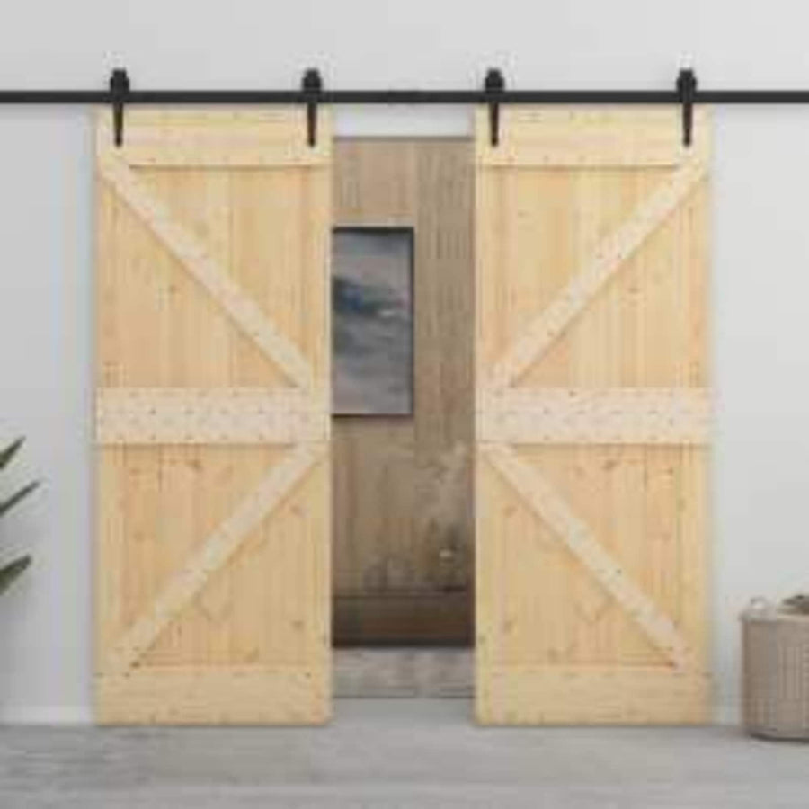 Deur NARVIK Naturel 80 x 210 cm Massief Grenenhout
