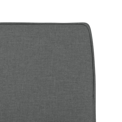 Loungestoel 52x75x76 cm stof donkergrijs