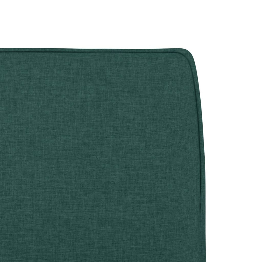 Loungestoel 52x75x76 cm stof donkergroen