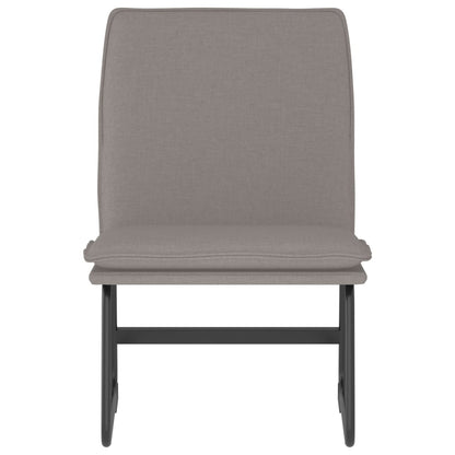 Loungestoel 52x75x76 cm stof taupe
