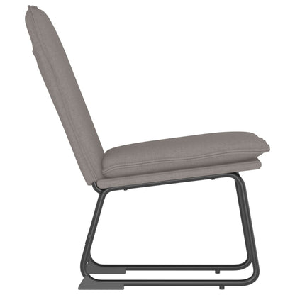 Loungestoel 52x75x76 cm stof taupe