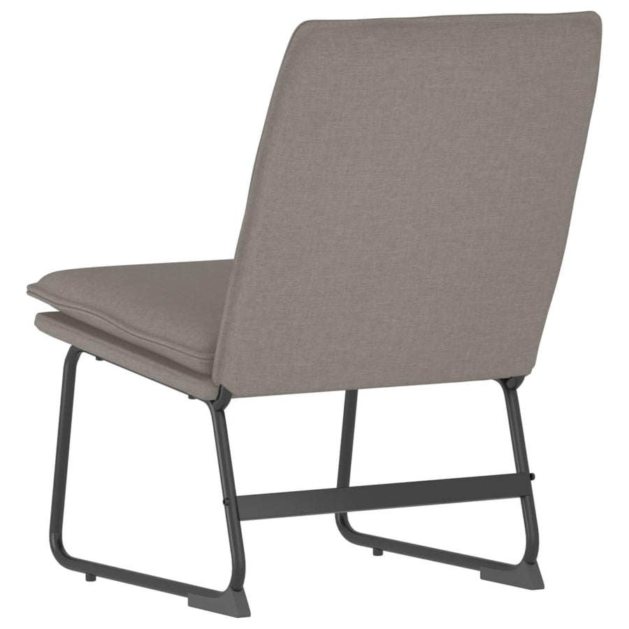 Loungestoel 52x75x76 cm stof taupe
