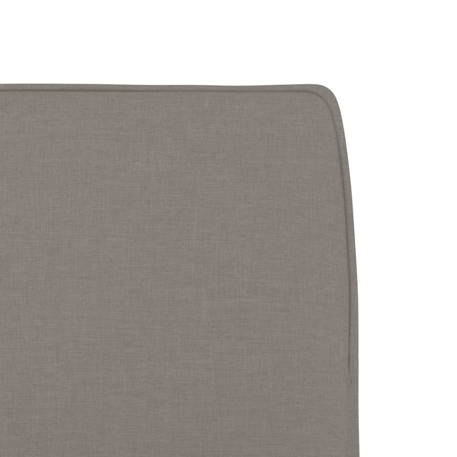 Loungestoel 52x75x76 cm stof taupe