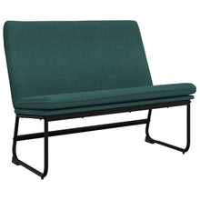 Bankje 100x75x76 cm stof donkergroen
