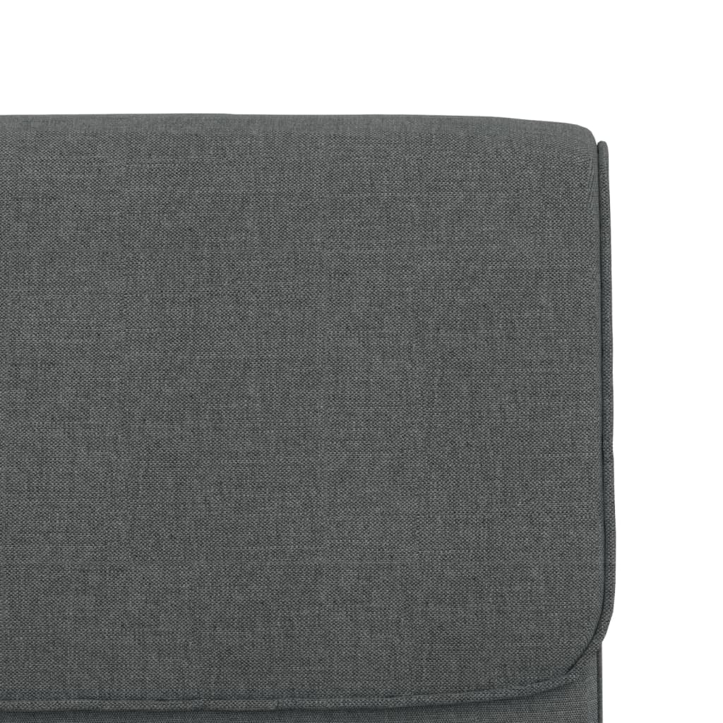 Loungestoel 55x64x80 cm stof donkergrijs