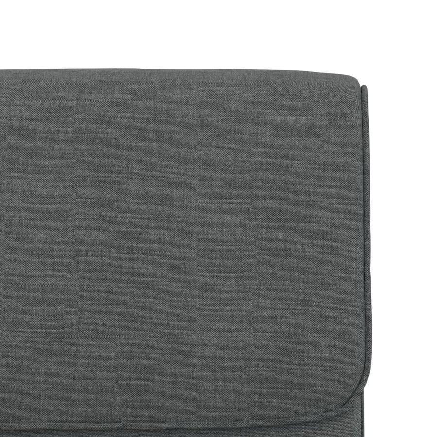 Loungestoel 55x64x80 cm stof donkergrijs