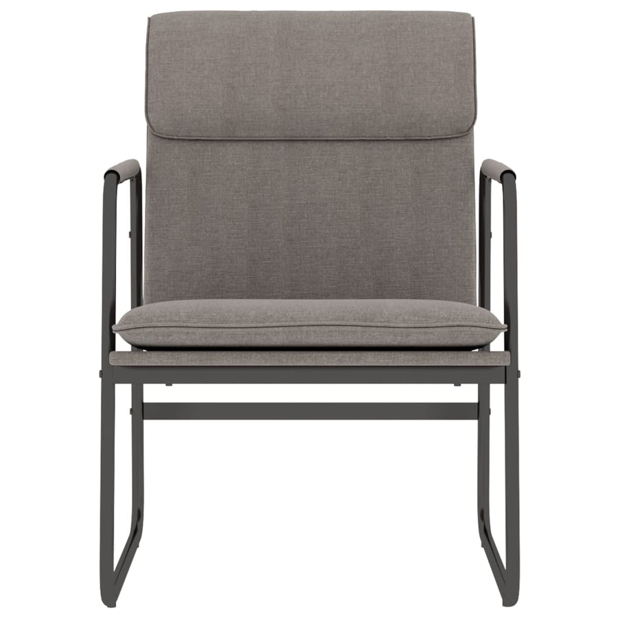 Loungestoel 55x64x80 cm stof taupe