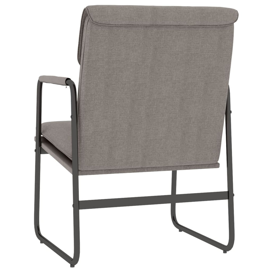 Loungestoel 55x64x80 cm stof taupe