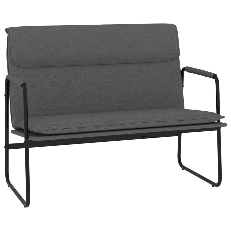 Bankje 100X64X80 Cm Stof Donkergrijs