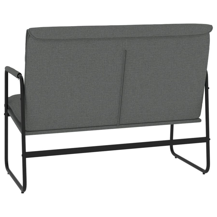 Bankje 100X64X80 Cm Stof Donkergrijs