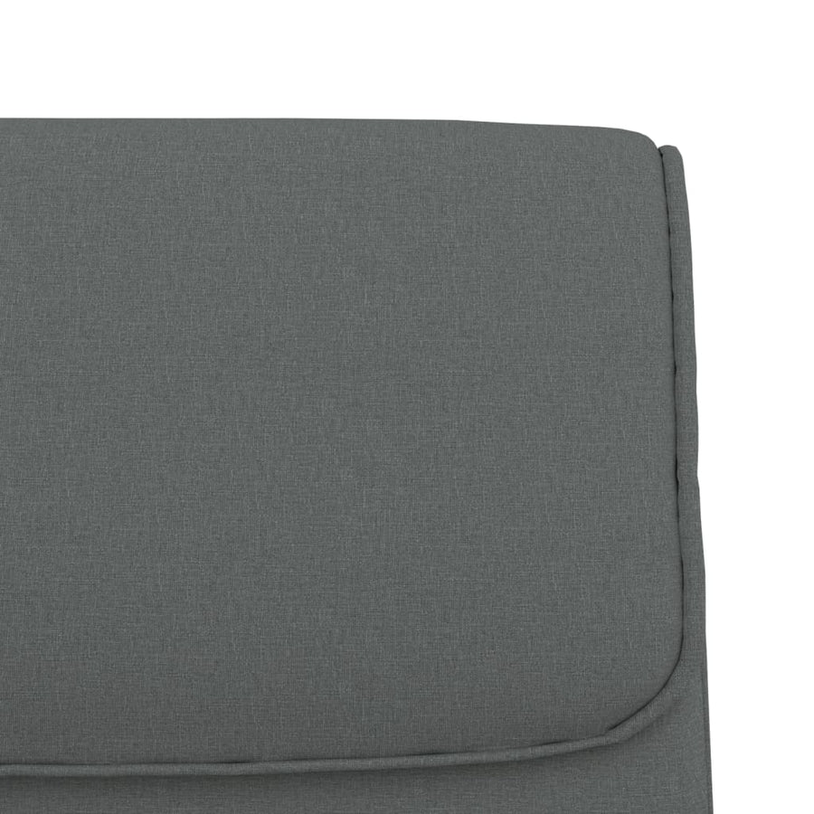 Bankje 100X64X80 Cm Stof Donkergrijs