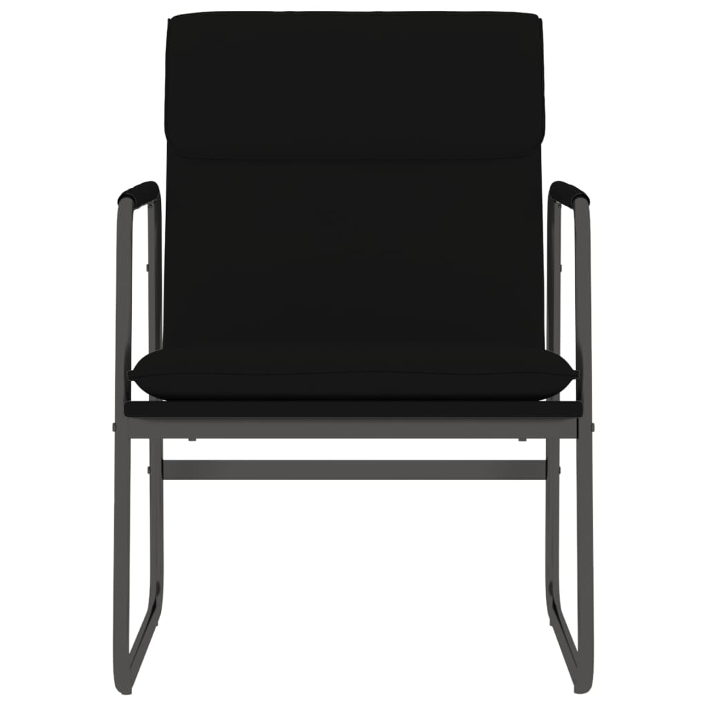Loungestoel 55x64x80 cm kunstleer zwart