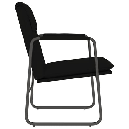 Loungestoel 55x64x80 cm kunstleer zwart