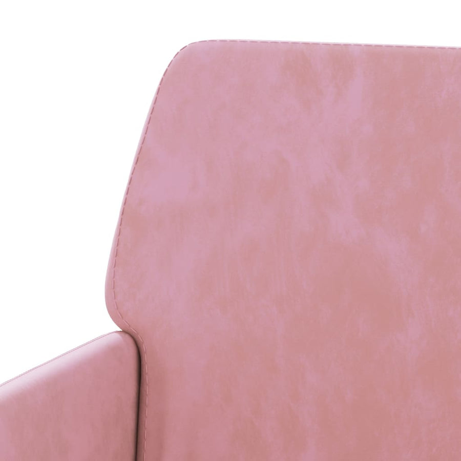 Fauteuil 62x79x79 cm fluweel roze