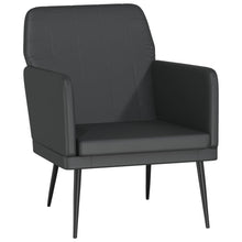 Fauteuil 61x78x80 cm kunstleer zwart
