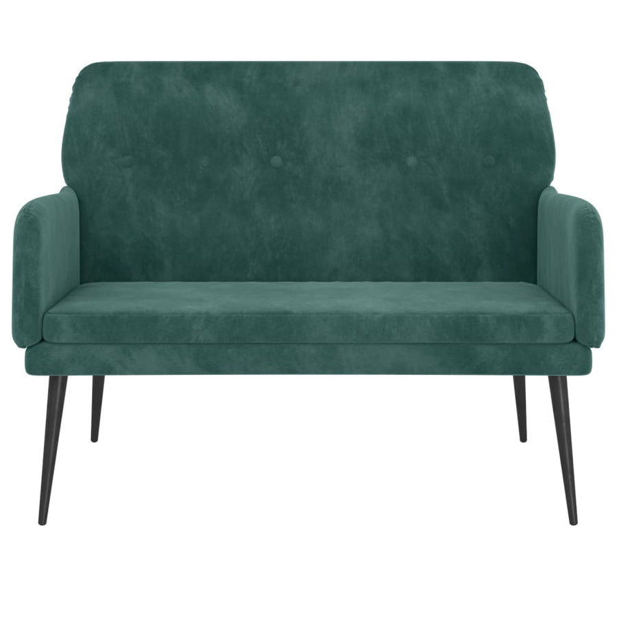 Bankje 108X79X79 Cm Fluweel Donkergroen