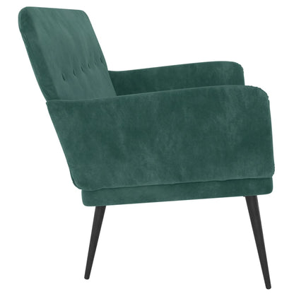 Bankje 108X79X79 Cm Fluweel Donkergroen