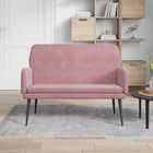 Bankje 108X79X79 Cm Fluweel Roze