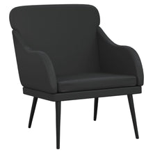 Fauteuil 63X76X80 Cm Kunstleer Zwart