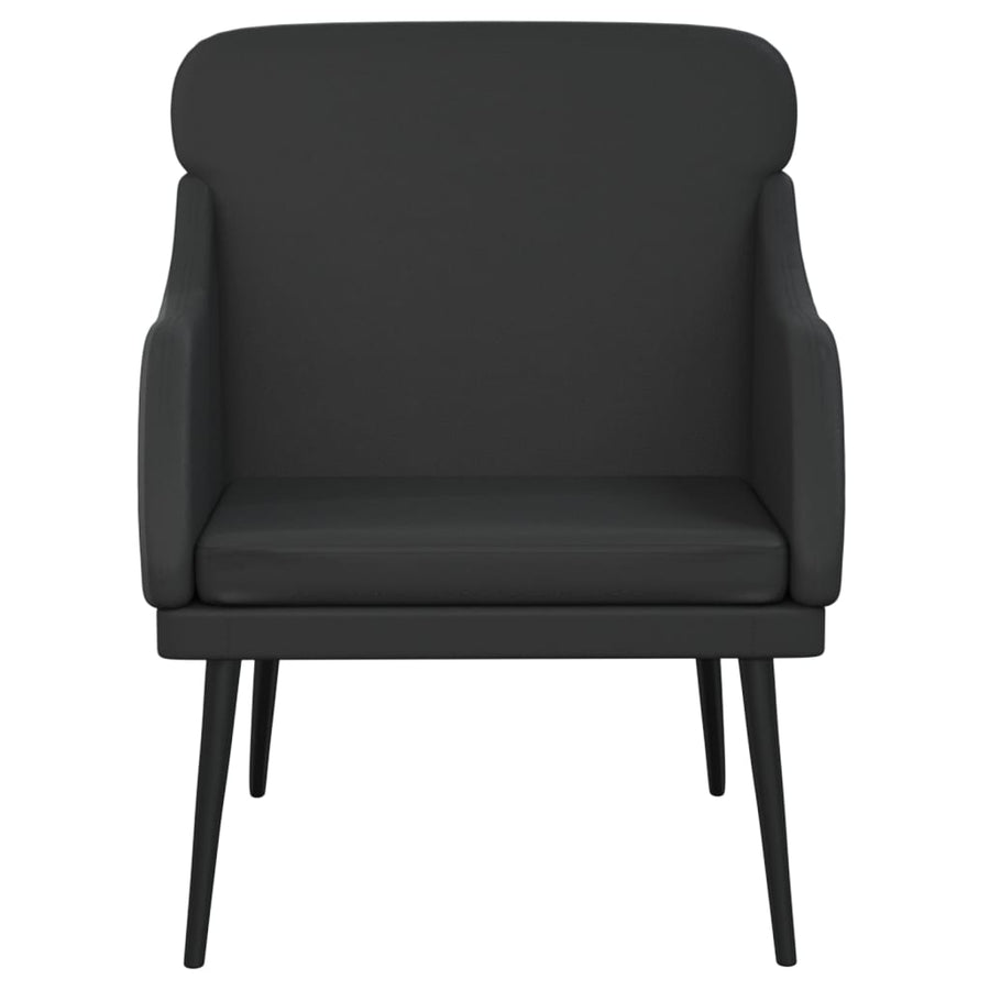 Fauteuil 63X76X80 Cm Kunstleer Zwart