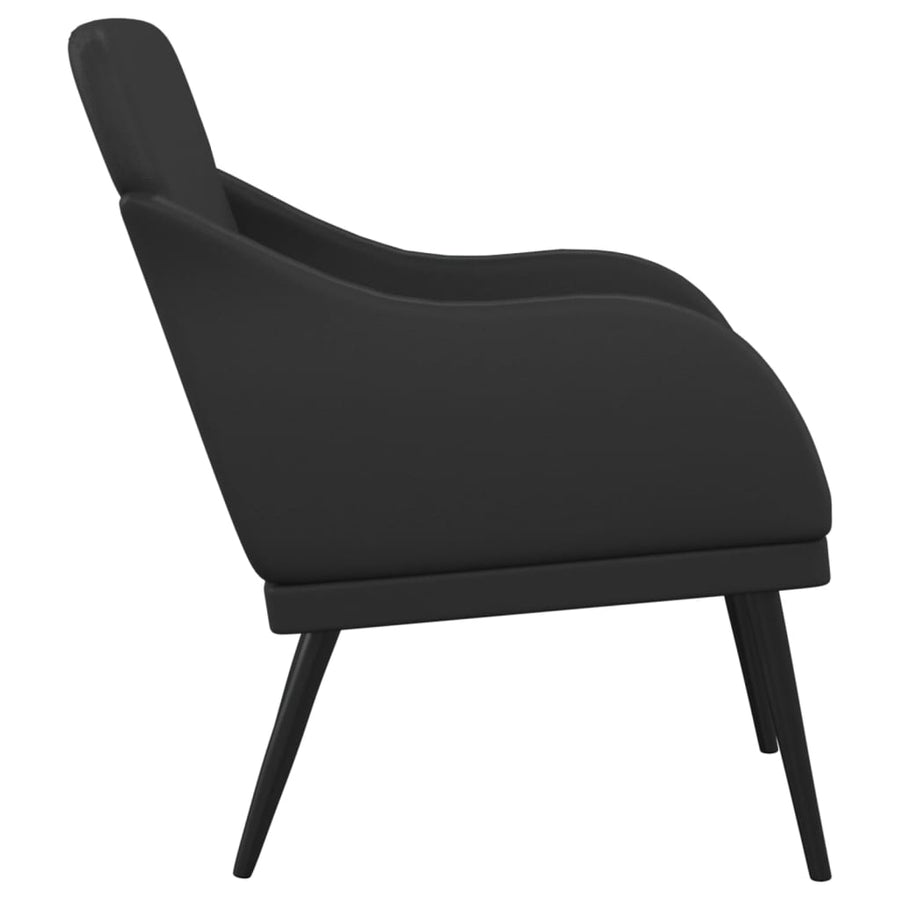 Fauteuil 63X76X80 Cm Kunstleer Zwart