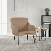 Fauteuil 63x76x80 cm kunstleer cappuccino