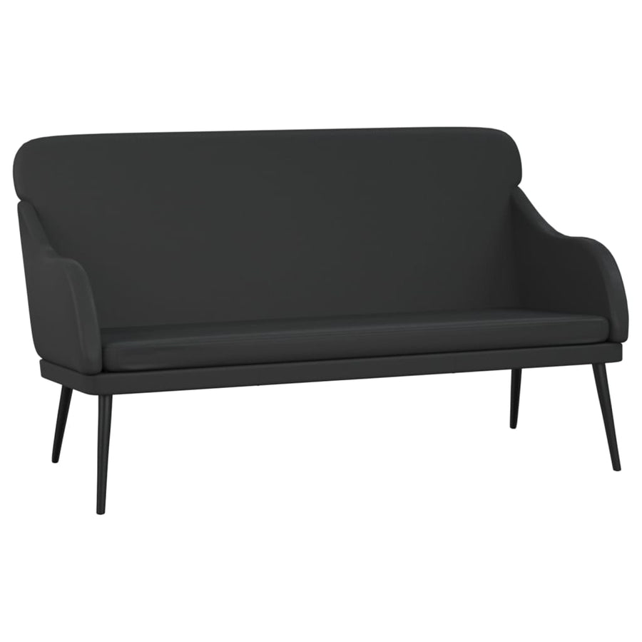 Bankje 110X76X80 Cm Kunstleer Zwart