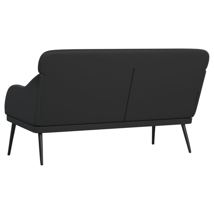 Bankje 110X76X80 Cm Kunstleer Zwart