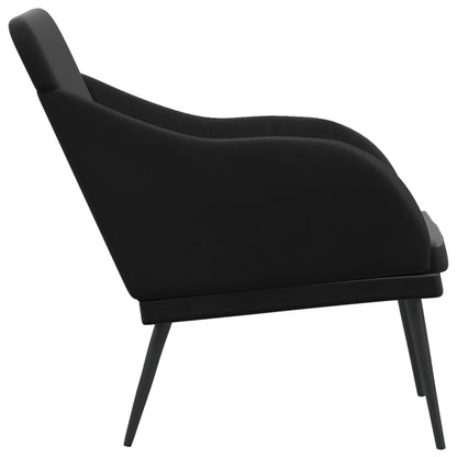 Bankje 110X76X80 Cm Fluweel Zwart