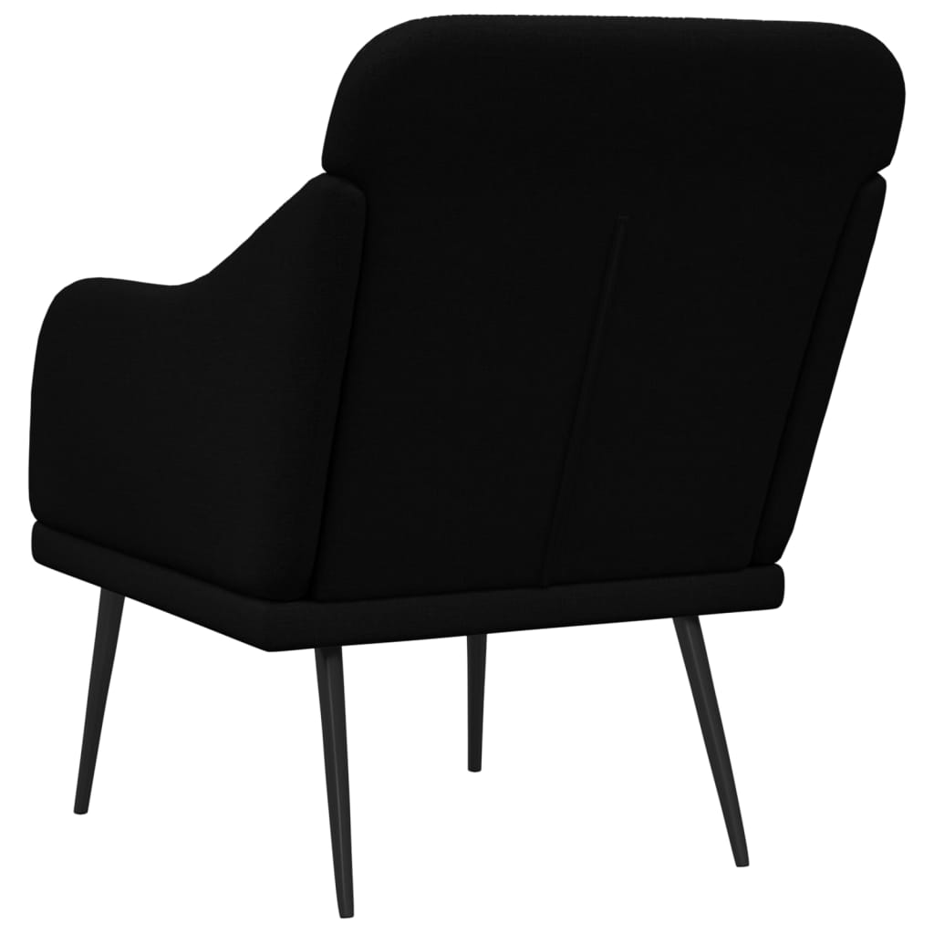 Fauteuil 63x76x80 cm stof zwart