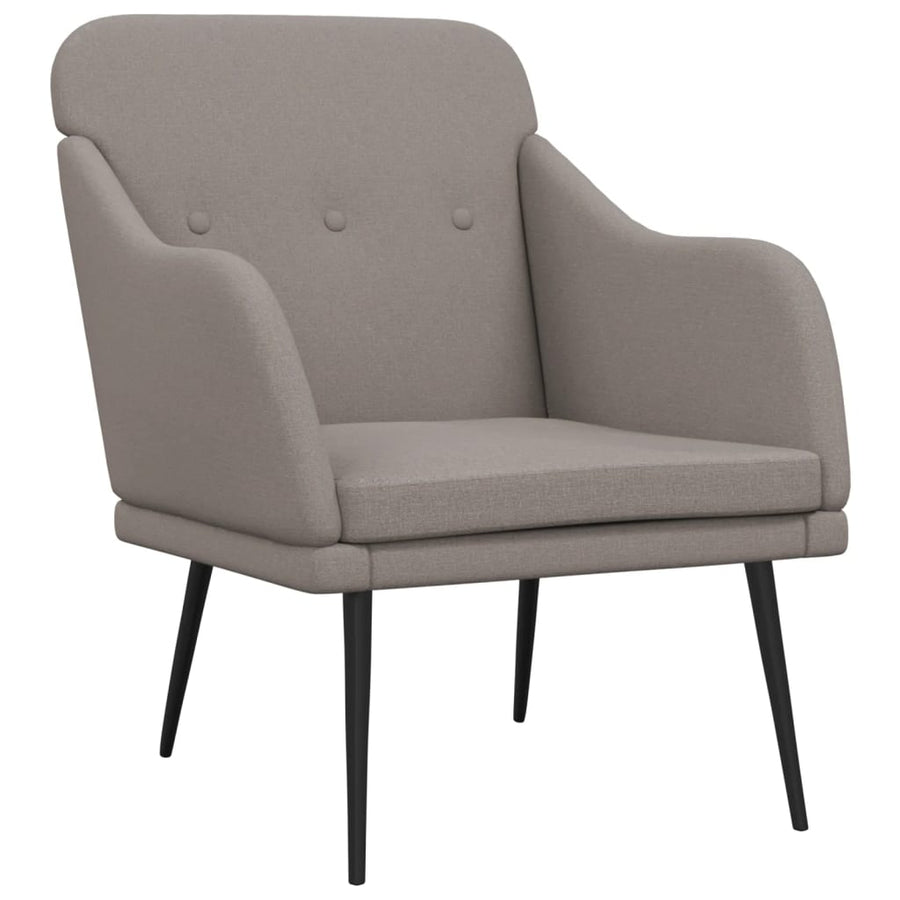 Fauteuil 63x76x80 cm stof taupe