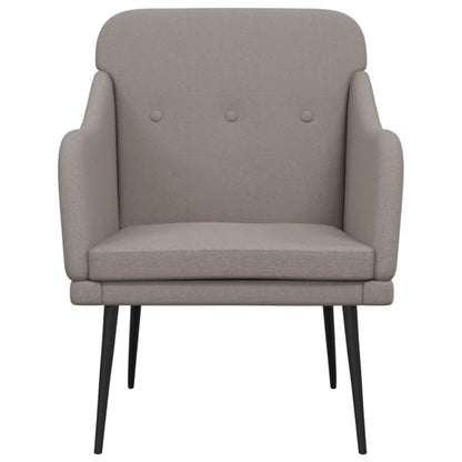 Fauteuil 63x76x80 cm stof taupe